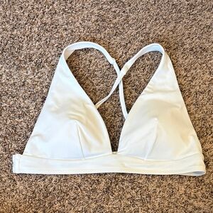Shade & Shore Classic White Swim Top